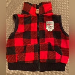 3 month fleece vest